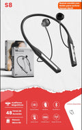 Auriculares Movisun S8, inalámbricos de tipo banda para el cuello (neckband) diseñados para un uso deportivo y cotidiano
