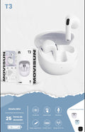 audífonos inalámbricos Movisun T3, un modelo de tipo semi in-ear diseñado para ofrecer portabilidad y un sonido equilibrado