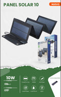 Panel Solar Movisun 10, un cargador solar plegable diseñado para dispositivos móviles y actividades al aire libre